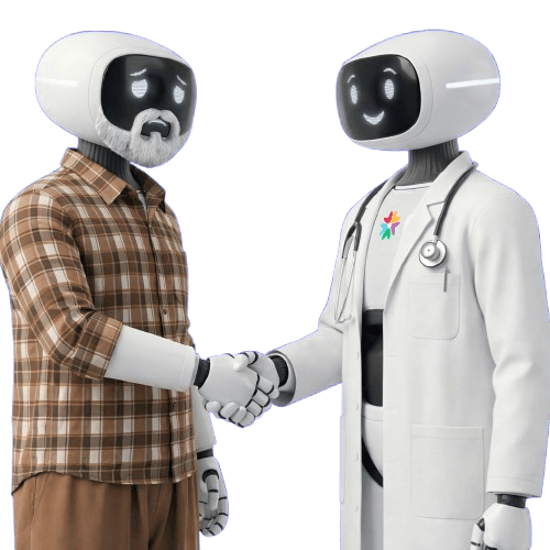 AI Healthcare - Doctor and Patient
